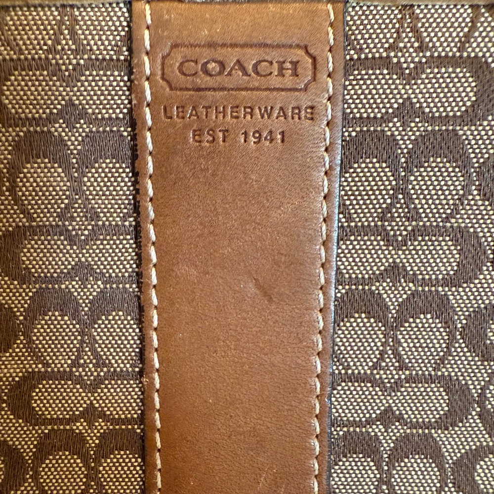 Coach Vintage Monogram Leather Zip Around Wallet - Picture 4 of 8